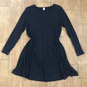 Old Navy Black Swing Dress